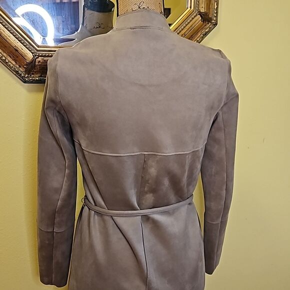 H & M Tan long Jacket size 0 - Picture 6 of 11
